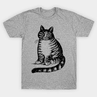 B kliban cat- cat dad T-Shirt